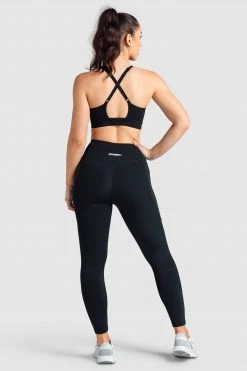 Tracy Excel+ Leggings - Jet Black Womens