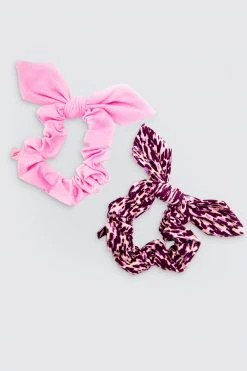 Female Outlet Excel+ Scrunchies - 2PK Candy Pink/Wild Berry