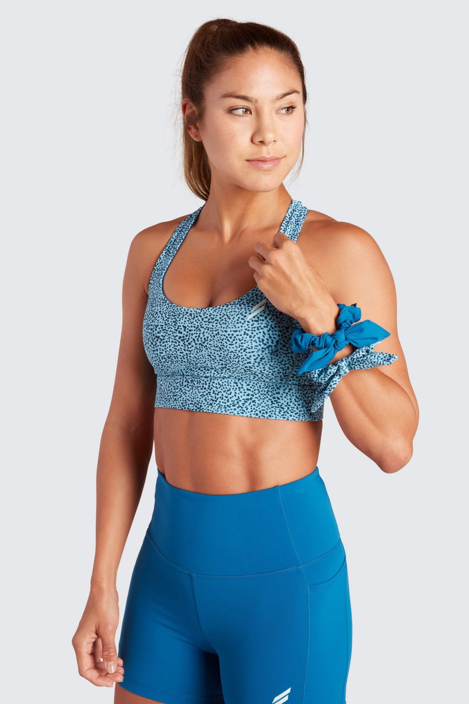 Female Outlet Excel+ Scrunchies - 2PK Ocean Blue/Ocean Speckle Womens