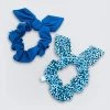 Female Outlet Excel+ Scrunchies - 2PK Ocean Blue/Ocean Speckle Womens