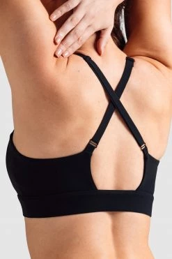 Tracy Excel+ Sculpt Crop - Jet Black Womens