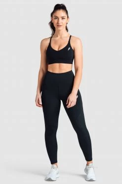 Tracy Excel+ Sculpt Crop - Jet Black Womens