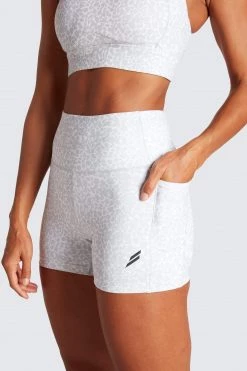 Tracy Excel+ Shorts - Grey Cheetah Womens