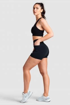 Tracy Womens Excel+ Shorts - Jet Black