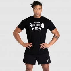 Darren Fight Club Regular Fit Tee - Black Mens