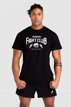 Darren Fight Club Regular Fit Tee - Black Mens