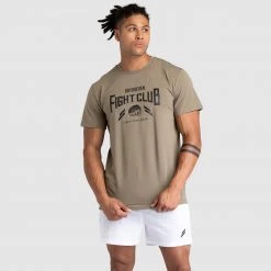 Darren Mens Fight Club Regular Fit Tee - Olive
