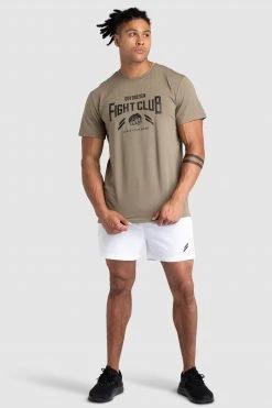 Darren Mens Fight Club Regular Fit Tee - Olive