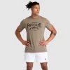 Darren Mens Fight Club Regular Fit Tee - Olive