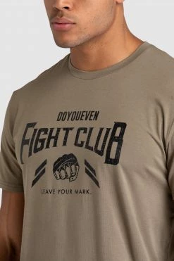 Darren Mens Fight Club Regular Fit Tee - Olive