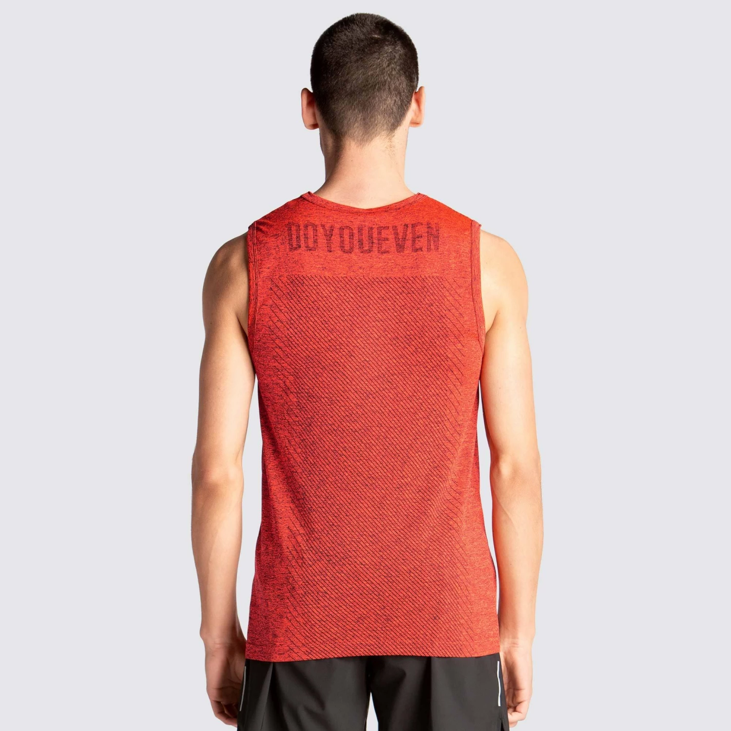 Male Outlet Focus Seamless Tank - Red Mens