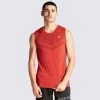 Male Outlet Focus Seamless Tank - Red Mens