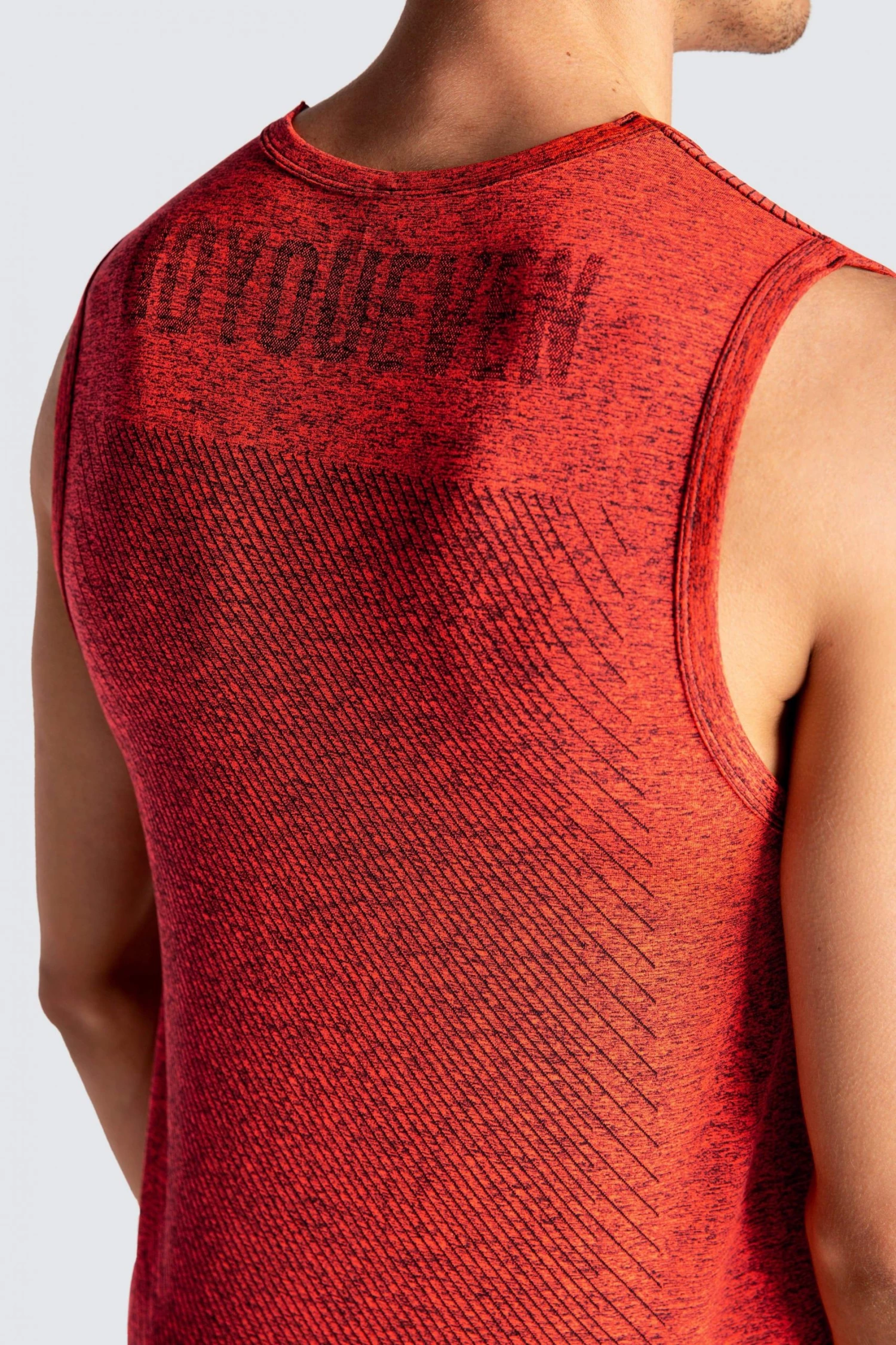 Male Outlet Focus Seamless Tank - Red Mens