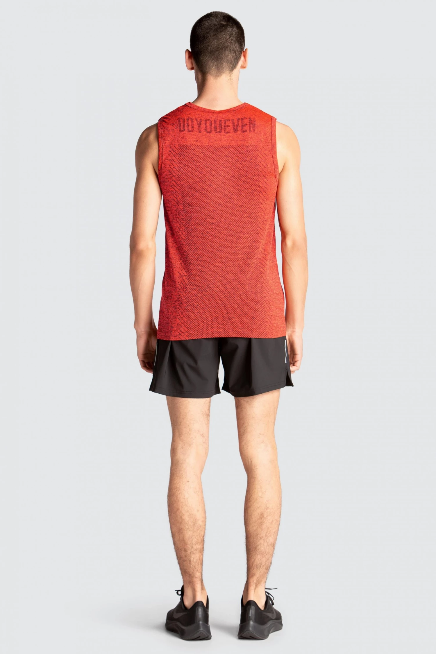 Male Outlet Focus Seamless Tank - Red Mens