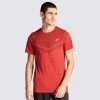 Male Outlet Focus Seamless Tee - Red