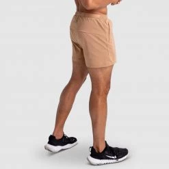 Aivory Mens Genesis Athletic Shorts V2 - Light Brown