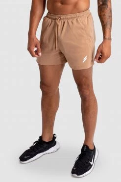 Aivory Mens Genesis Athletic Shorts V2 - Light Brown