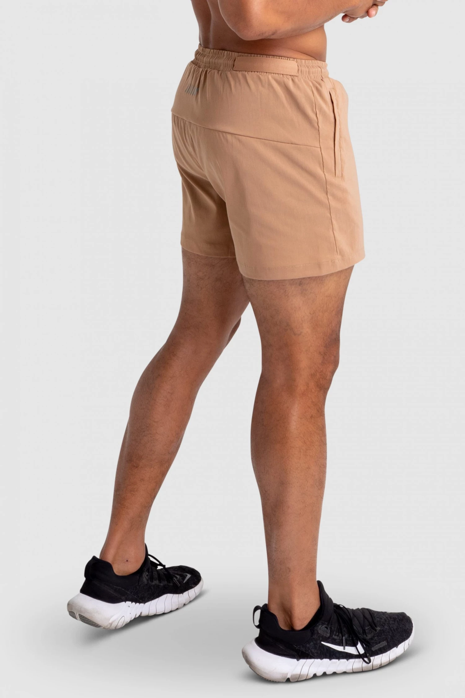 Aivory Mens Genesis Athletic Shorts V2 - Light Brown