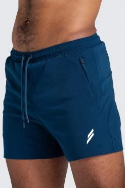 Aivory Mens Genesis Athletic Shorts V2 - Navy