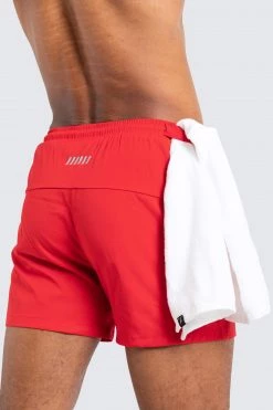 Male Outlet Genesis Athletic Shorts V2 - Red Mens