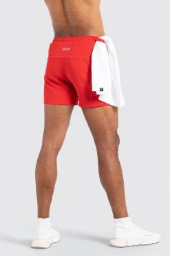 Male Outlet Genesis Athletic Shorts V2 - Red Mens