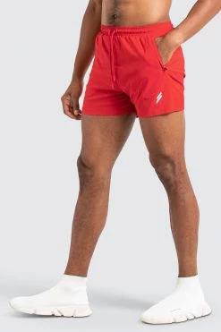 Male Outlet Genesis Athletic Shorts V2 - Red Mens