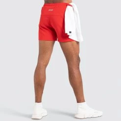Male Outlet Genesis Athletic Shorts V2 - Red Mens