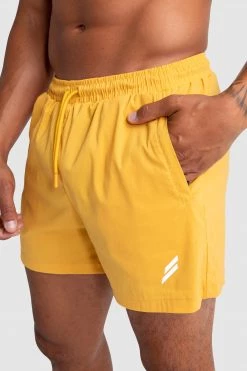 Aivory Genesis Athletic Shorts V2 - Saffron Yellow Mens