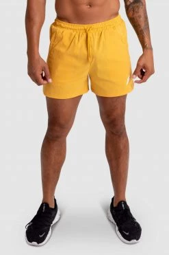 Aivory Genesis Athletic Shorts V2 - Saffron Yellow Mens