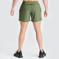 Male Outlet Ghost Athletic Shorts - Army Green