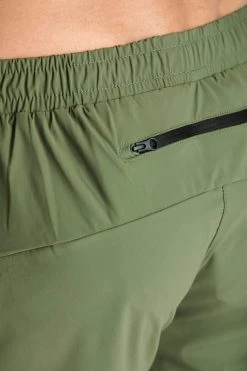 Male Outlet Ghost Athletic Shorts - Army Green