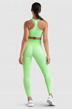 Pony Hyperflex 2 Crop - Lime Green