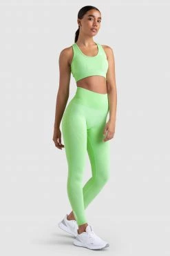 Pony Hyperflex 2 Crop - Lime Green