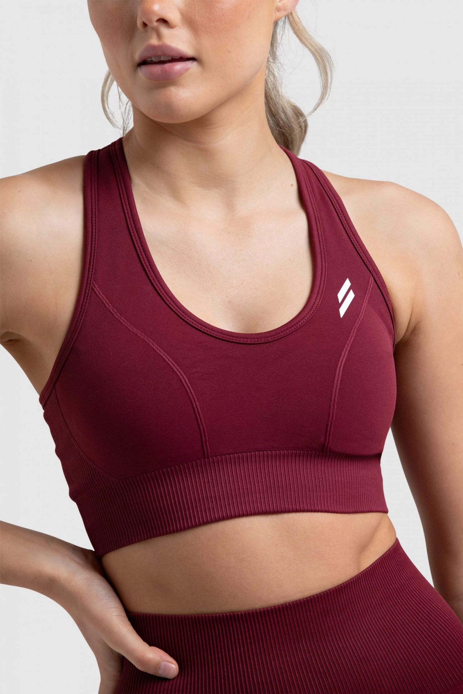 Pony Hyperflex 2 Crop - Sangria Red