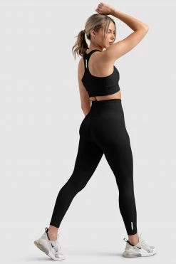 Pony Womens Hyperflex 2 Leggings - Jet Black