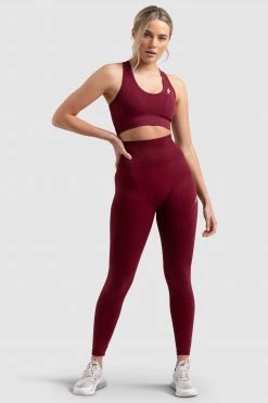 Pony Womens Hyperflex 2 Leggings - Sangria Red