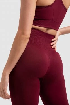 Pony Womens Hyperflex 2 Leggings - Sangria Red