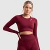 Pony Hyperflex 2 Longsleeve - Sangria Red