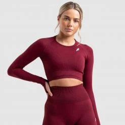 Pony Hyperflex 2 Longsleeve - Sangria Red