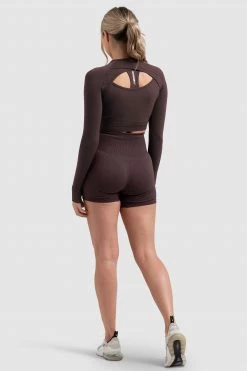 Pony Womens Hyperflex 2 Longsleeve - Coco Brown