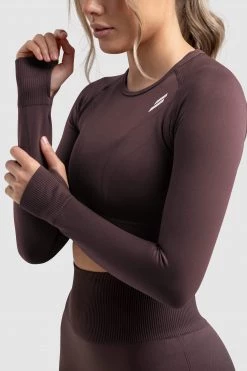 Pony Womens Hyperflex 2 Longsleeve - Coco Brown