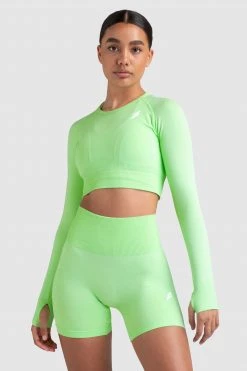 Pony Hyperflex 2 Longsleeve - Lime Green
