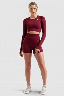 Pony Hyperflex 2 Longsleeve - Sangria Red