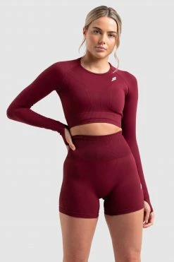 Pony Hyperflex 2 Longsleeve - Sangria Red