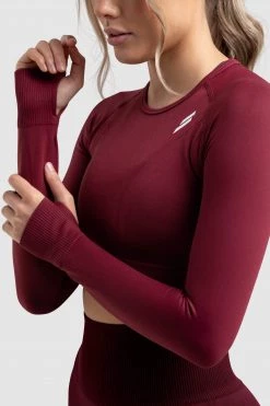 Pony Hyperflex 2 Longsleeve - Sangria Red