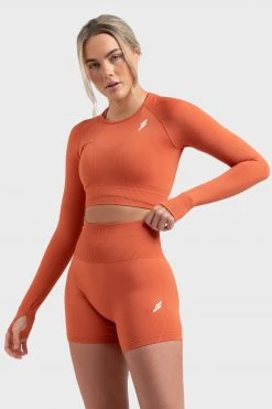 Pony Womens Hyperflex 2 Shorts - Burnt Orange