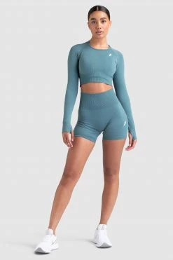 Pony Womens Hyperflex 2 Shorts - Fern Green