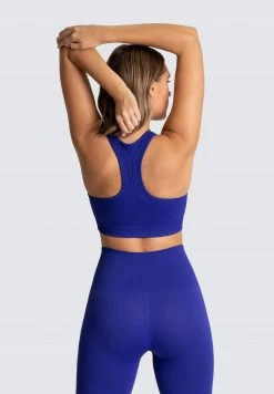 Female Outlet Womens Hyperflex Seamless Crop - Electric Blue