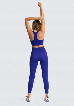 Female Outlet Womens Hyperflex Seamless Crop - Electric Blue