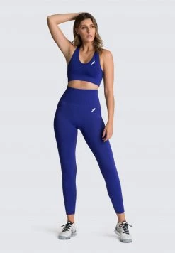 Female Outlet Womens Hyperflex Seamless Crop - Electric Blue